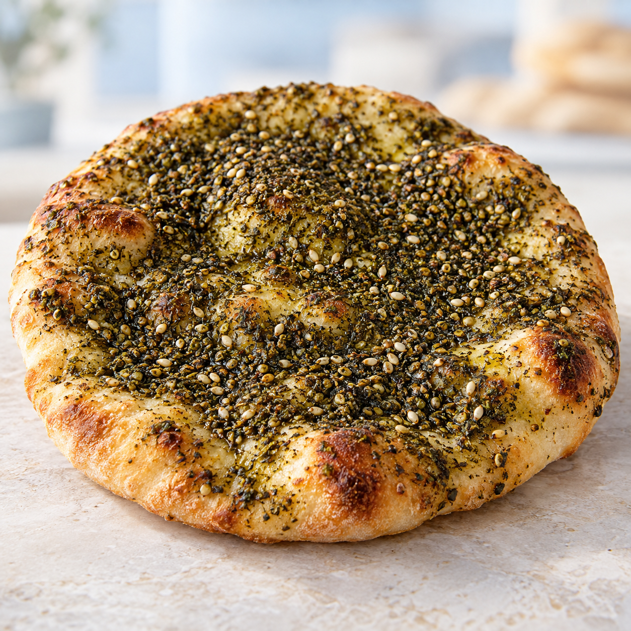 Illustrative za’atar pita
