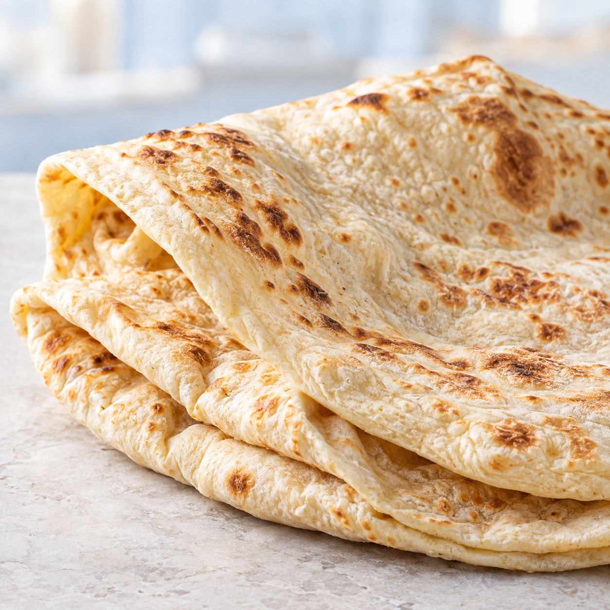 Illustrative laffa flatbread